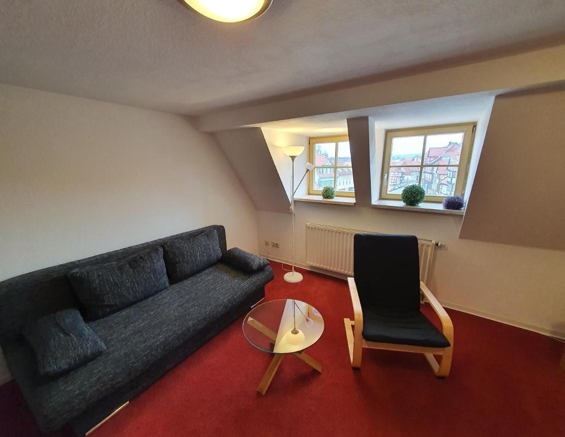 Hotel Zur Goldenen Sonne 奎德林堡 外观 照片